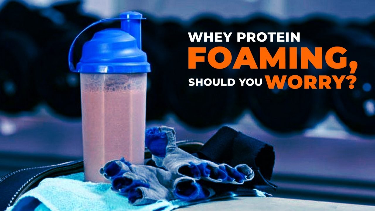 Whey Protein foam, should you be worried? M2PROTEINS
